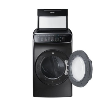Sécheuse électrique à chargement frontal de 7.5 pi³ en inox noir Samsung ( DVE60M9900V )