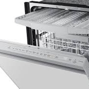 Lave-Vaisselle Top Control de 24" / 42dB / 3e Panier avec Panneau Blanc Samsung ( DW80B7070AP )