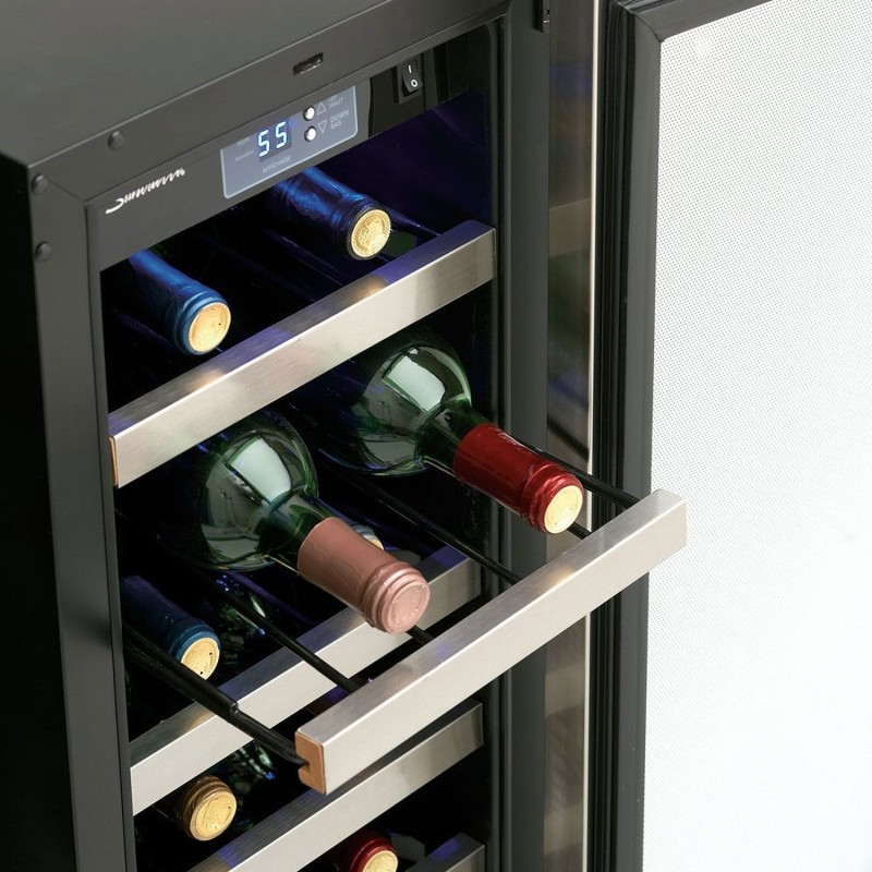 Cellier &agrave; vin pour 27 bouteilles / 12 pouces de large Danby Silhouette ( DWC276BLS )