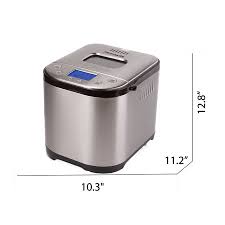 Machine &agrave; pain / Robot boulanger en Acier Inoxydable Noir Frigidaire ( EBRM100-SSBLACK )