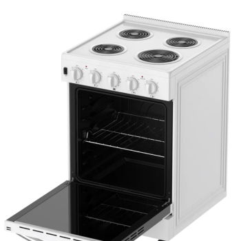 Cuisini&egrave;re &Eacute;lectrique &agrave; Serpentins de 3.7 pi&sup3; / 24" Blanche Element ( EECR24MES-CA )