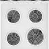 Cuisini&egrave;re &Eacute;lectrique &agrave; Serpentins de 3.7 pi&sup3; / 24" Blanche Element ( EECR24MES-CA )