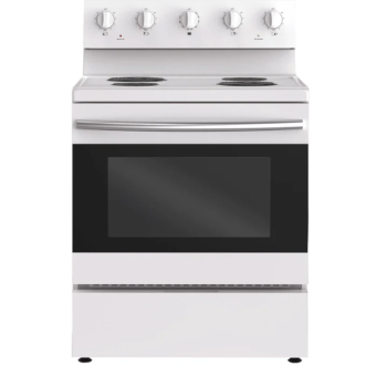 Cuisini&egrave;re &Eacute;lectrique &agrave; Serpentins de 5 pi&sup3; / 30" avec Grille de Four R&eacute;glable Blanche Element ( EECR34MEW-CA )