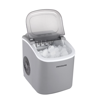 Machine &agrave; Gla&ccedil;ons Compact de Comptoir avec Commandes LED Argent *PRODUIT NEUF* Frigidaire ( EFIC189-B-SILVER )