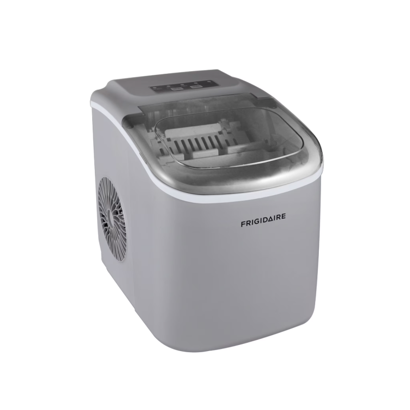 Machine &agrave; Gla&ccedil;ons Compact de Comptoir avec Commandes LED Argent *PRODUIT NEUF* Frigidaire ( EFIC189-B-SILVER )