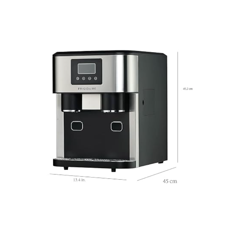 Machine &agrave; Gla&ccedil;ons de Comptoir et Distributeur d'eau 3 en 1 en Acier Inoxydable Frigidaire ( EFIC245-SS )