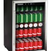 R&eacute;frig&eacute;rateur de bar autonome de 4,4 pi&sup3; / 126 can. Noir & Acier Inoxydable Frigidaire ( EFMIS155 )