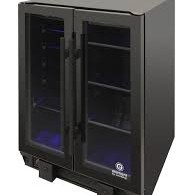 Refroidisseur &agrave; Vin et &agrave; Boissons &agrave; Deux Zones &agrave; &Eacute;cran Tactile de 24" avec Portes Fran&ccedil;aises Butler Series Vinotemp ( EL-BWC102-02 )