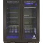 Refroidisseur &agrave; Vin et &agrave; Boissons &agrave; Deux Zones &agrave; &Eacute;cran Tactile de 24" avec Portes Fran&ccedil;aises Butler Series Vinotemp ( EL-BWC102-02 )