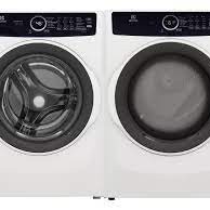 Ensemble Laveuse &agrave; Chargement Frontal de 5,2 Pi&sup3; + S&eacute;cheuse &Eacute;lectrique de 8,0 Pi&sup3; en Blanc Electrolux ( ELFW7437AW / ELFE743CAW )