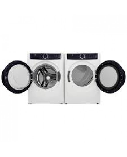Ensemble Laveuse à Chargement Frontal De 5.2 Pi³ + Sécheuse Électrique De 8.0 Pi³ Blanche Electrolux ( ELFW7626BW / ELFE762CBW )