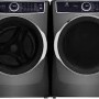 Ensemble Laveuse &agrave; Chargement Frontal De 5.2 Pi&sup3; + S&eacute;cheuse &Eacute;lectrique &agrave; la Vapeur De 8.0 Pi&sup3; Titane Electrolux ( ELFW7637AT / ELFE763CAT )
