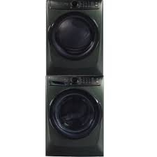 Ensemble Laveuse &agrave; Chargement Frontal de 5,2 Pi&sup3; + S&eacute;cheuse &Eacute;lectrique de 8,0 Pi&sup3; Vert Alpin Electrolux ( ELFW7738AA / ELFE773CAA )