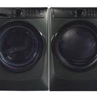 Ensemble Laveuse &agrave; Chargement Frontal de 5,2 Pi&sup3; + S&eacute;cheuse &Eacute;lectrique de 8,0 Pi&sup3; Vert Alpin Electrolux ( ELFW7738AA / ELFE773CAA )