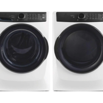 Ensemble Laveuse &agrave; Chargement Frontal de 5,2 Pi&sup3; + S&eacute;cheuse &Eacute;lectrique de 8,0 Pi&sup3; Blanc Electrolux ( ELFW7738AW / ELFE773CAW )