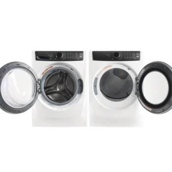 Ensemble Laveuse &agrave; Chargement Frontal de 5,2 Pi&sup3; + S&eacute;cheuse &Eacute;lectrique de 8,0 Pi&sup3; Blanc Electrolux ( ELFW7738AW / ELFE773CAW )