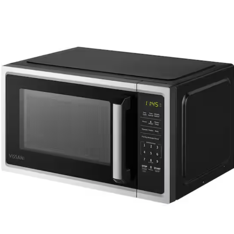 Micro Ondes de Comptoir de 0.9 pi&sup3; / 900 Watts Acier Inoxydable Vissani ( EM0P02A2KJCL )