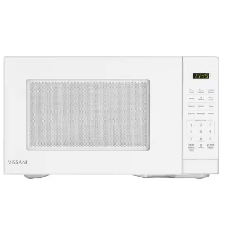 Micro Ondes de Comptoir de 1.1 pi&sup3; / 1000 Watts Blanc Vissani ( EM0P042KVWCL )