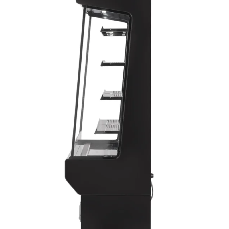 Vitrine R&eacute;frig&eacute;r&eacute;e Commerciale Ouverte de 3.3 pi&sup3; avec Rideau d'Air Frontal en Noir Frigidaire ( FCFDC1550 )