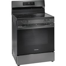 Cuisini&egrave;re &Eacute;lectrique Autonome &agrave; 5 &eacute;l&eacute;ments 5,3 pi&sup3; / 30" Convection et Friture &agrave; l'Air Acier Inoxydable Noir Frigidaire ( FCRE308CAD )
