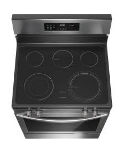 Cuisinière Électrique Autonome à 5 éléments 5,3 pi³ / 30" Convection et Friture à l'Air Acier Inoxydable Frigidaire ( FCRE308CAS )