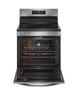 Cuisinière Électrique Autonome à 5 éléments 5,3 pi³ / 30" Convection et Friture à l'Air Acier Inoxydable *PRODUIT NEUF* Frigidaire ( FCRE308CAS )