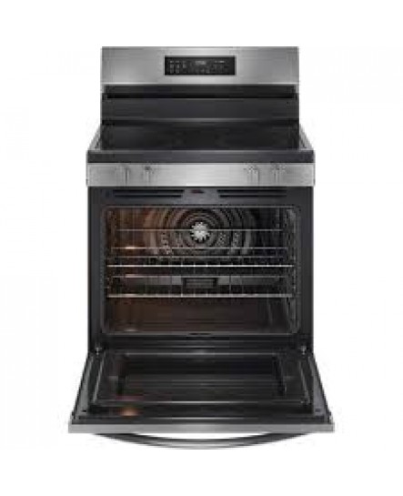 Cuisinière Électrique Autonome à 5 éléments 5,3 pi³ / 30" Convection et Friture à l'Air Acier Inoxydable *PRODUIT NEUF* Frigidaire ( FCRE308CAS )