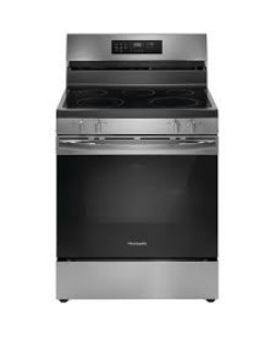 Cuisinière Électrique Autonome à 5 éléments 5,3 pi³ / 30" Convection et Friture à l'Air Acier Inoxydable *PRODUIT NEUF* Frigidaire ( FCRE308CAS )