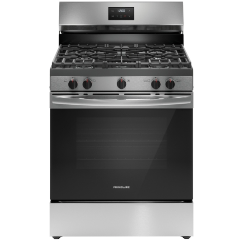 Cuisini&egrave;re au Gaz &agrave; 5 Br&ucirc;leurs de 5.1 pi&sup3; / 30" en Acier Inoxydable Frigidaire ( FCRG3052BSG )