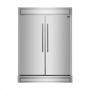 Ensemble R&eacute;frig&eacute;rateur et Cong&eacute;lateur Convertibles C&ocirc;te &agrave; C&ocirc;te 60" / 27,2 pi&sup3; + Kit de Garniture D&eacute;corative en Acier Inoxydable Forno ( FFFFD1722-60S )