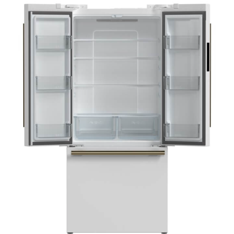 R&eacute;frig&eacute;rateur de 30" / 17,5 pi&sup3; &agrave; Profondeur de Comptoir avec Machine &agrave; Gla&ccedil;ons Automatique en Blanc FORNO Gallipoli ( FFFFD1974-31WHT )