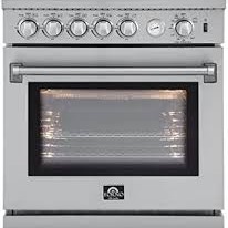 Cuisini&egrave;re au Gaz &agrave; 5 Br&ucirc;leurs de 4,32 pi&sup3; en Acier Inoxydable Forno Lazio ( FFSGS6276-30 )