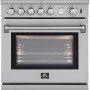 Cuisini&egrave;re au Gaz &agrave; 5 Br&ucirc;leurs de 4,32 pi&sup3; en Acier Inoxydable Forno Lazio ( FFSGS6276-30 )