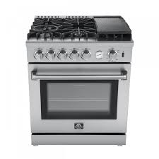Cuisini&egrave;re au Gaz &agrave; 5 Br&ucirc;leurs de 4,32 pi&sup3; en Acier Inoxydable Forno Lazio ( FFSGS6276-30 )