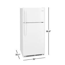 R&eacute;frig&eacute;rateur &agrave; cong&eacute;lateur en haut de 18 pi&sup3; / 30" Blanc Frigidaire ( FFTR1814TW )