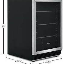 Centre de Boissons de 5,3 Pi&sup3; avec Porte en Verre / Acier Inoxydable Frigidaire Gallery ( FGBC5334VS )