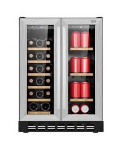 Centre de Boissons et de Vin à 2 Zones de 5,3 Pi³ avec Porte en Verre / Acier Inoxydable Frigidaire Gallery ( FGMIS500 )