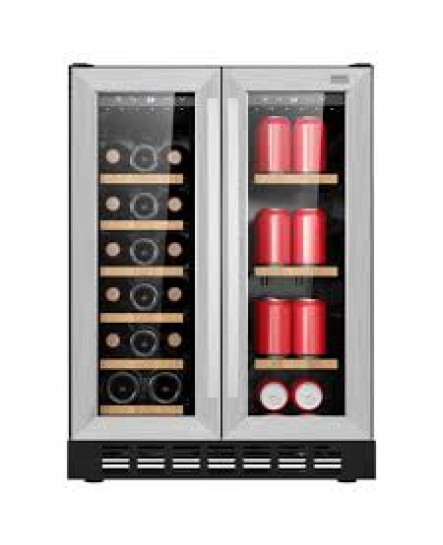 Centre de Boissons et de Vin à 2 Zones de 5,3 Pi³ avec Porte en Verre / Acier Inoxydable Frigidaire Gallery ( FGMIS500 )