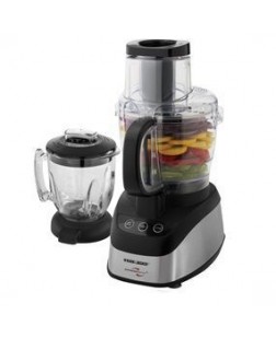 Robot Culinaire / Mélangeur PowerPro 2 en 1 600 Watts Noir Black & Decker ( FP5500BC )