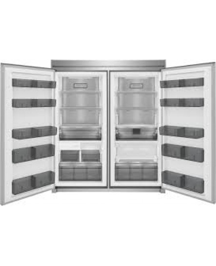 Congélateur Vertical à Profondeur de Comptoir de 18,6 pi³ + Réfrigérateur de 18,6 pi³ + Ensemble de Contours en Acier Inoxydable *PRODUIT NEUF* Frigidaire Professional ( FPRU19F8WF / FPFU19F8WF / TRMKTEZ2FL79 )