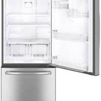 R&eacute;frig&eacute;rateur &agrave; cong&eacute;lateur en bas de 20,9 pi&sup3; / 30 po avec &Eacute;clairage DEL en Acier Inoxydable *PRODUIT NEUF* GE ( GBE21ASKSS )