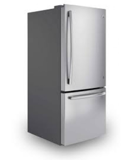 Réfrigérateur à congélateur en bas de 20,9 pi³ / 30 po avec Éclairage DEL en Acier Inoxydable de GE ( GBE21AYRKFS )