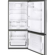 R&eacute;frig&eacute;rateur &agrave; cong&eacute;lateur en bas de 20,9 pi&sup3; / 30 po avec &Eacute;clairage DEL en Acier Inoxydable de GE ( GBE21AYRKFS )