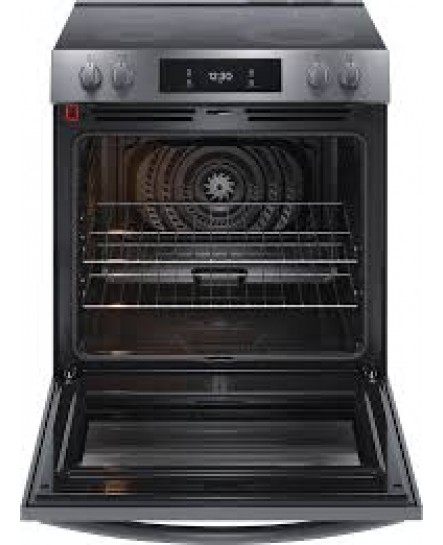 Cuisinière Électrique de 6,2 Pi³ avec Convection Totale en Acier Inoxydable Noir *PRODUIT NEUF* Frigidaire Gallery ( GCFE306CBD )