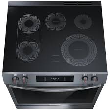 Cuisini&egrave;re de 30" / 6,2 pi&sup3;  &agrave; Induction Convection V&eacute;ritable Air Fry Acier Inoxydable Noir Frigidaire Gallery ( GCFI306CBD )