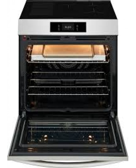 Cuisinière de 30" / 6,2 pi³  à Induction Convection Véritable avec Pierre à Pizza Acier Inoxydable Frigidaire Gallery ( GCFI307CBF )