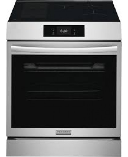 Cuisinière de 30" / 6,2 pi³  à Induction Convection Véritable avec Pierre à Pizza Acier Inoxydable Frigidaire Gallery ( GCFI307CBF )