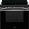 Cuisini&egrave;re &Eacute;lectrique de 5,7 pi&sup3; Four Convection / Friture &agrave; Air en Acier Inoxydable Noir Frigidaire Gallery  ( GCRE306CAD )