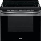 Cuisini&egrave;re &Eacute;lectrique de 5,7 pi&sup3; Four Convection / Friture &agrave; Air en Acier Inoxydable Noir Frigidaire Gallery  ( GCRE306CAD )