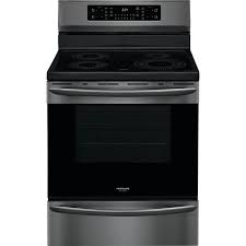 Cuisini&egrave;re Induction Convection V&eacute;ritable Air Fry 30" / 5,4 pi&sup3; en Acier Inoxydable Noir Gallery Frigidaire ( GCRI305CAD )